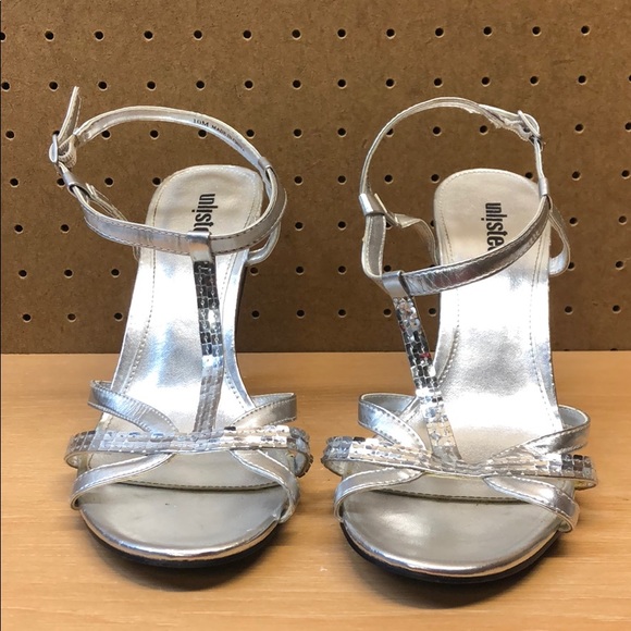 Unlisted Silver Sandal Heels size 10 - Picture 2 of 8